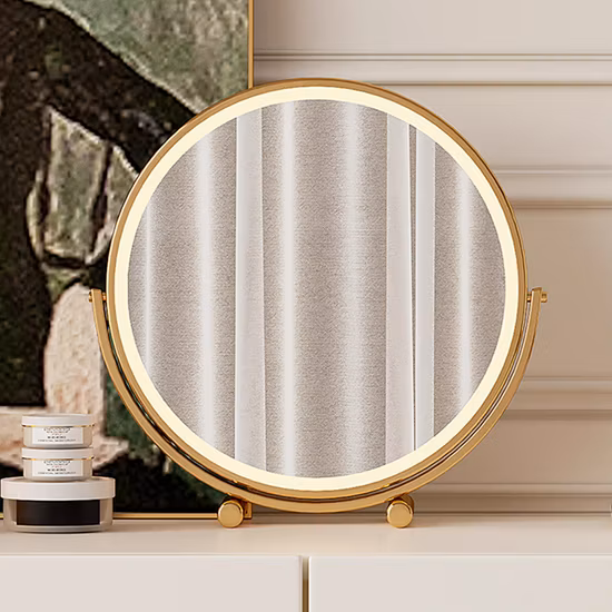 Preço barato Espelho interior de luxo Espelho de madeira Conjunto de móveis para quarto Cômoda Armário Penteadeira Espelho Mesa