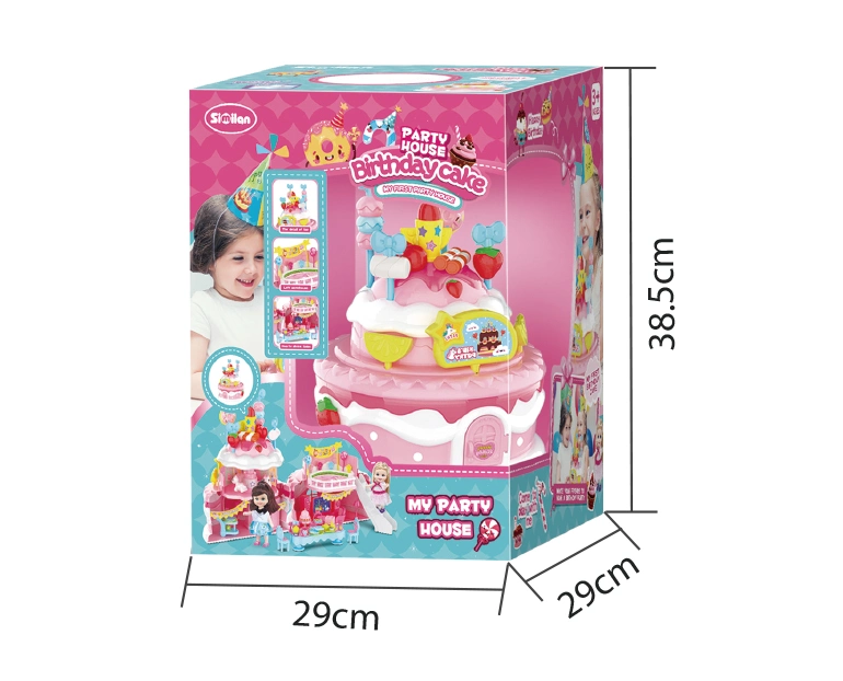 Girls Furniture Toy Plastic Large Pink Surprise Doll House for Kids