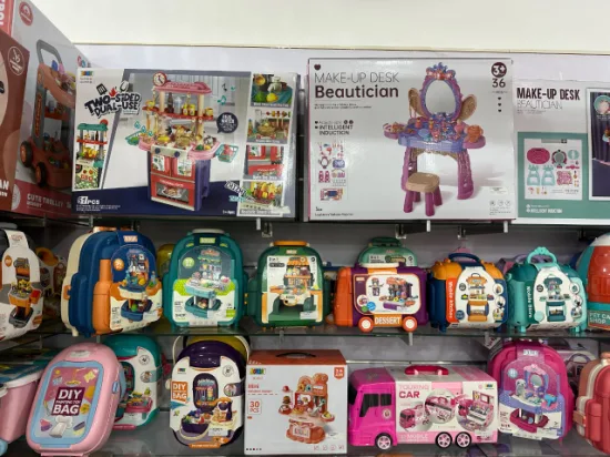 Conjunto de ferramentas caixa de armazenamento fingir brincar de cozinha boneca de plástico brinquedo infantil faça você mesmo auto-montagem vendas diretas da fábrica por atacado brinquedos educativos intelectuais