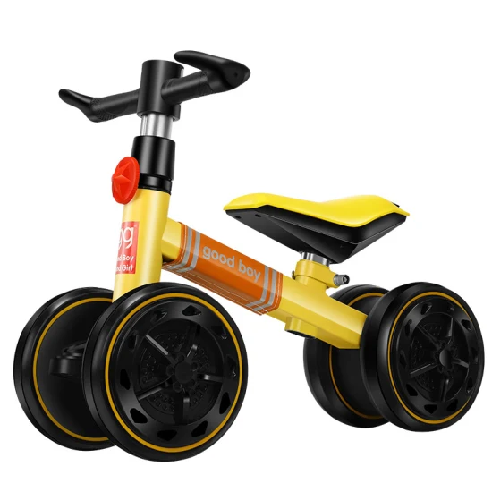 Pneu de ar BSCI direto de fábrica 4 rodas bicicleta infantil triciclo bebê mini bicicleta de equilíbrio/barato infantil trike passeio de bebê em brinquedo